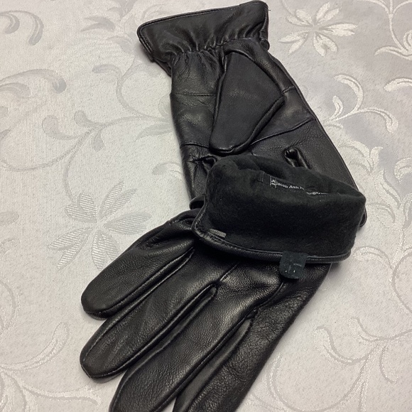 JACOB ASH HOLDINGS. MENS LEATHER GLOVES. BLACK🖤🖤 - Picture 1 of 6